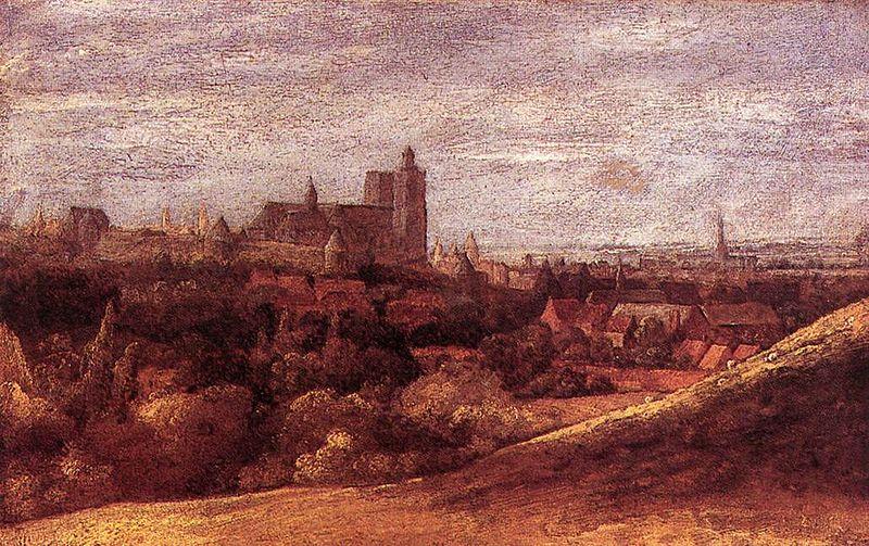 Hercules Seghers View of Brussels from the North-East France oil painting art